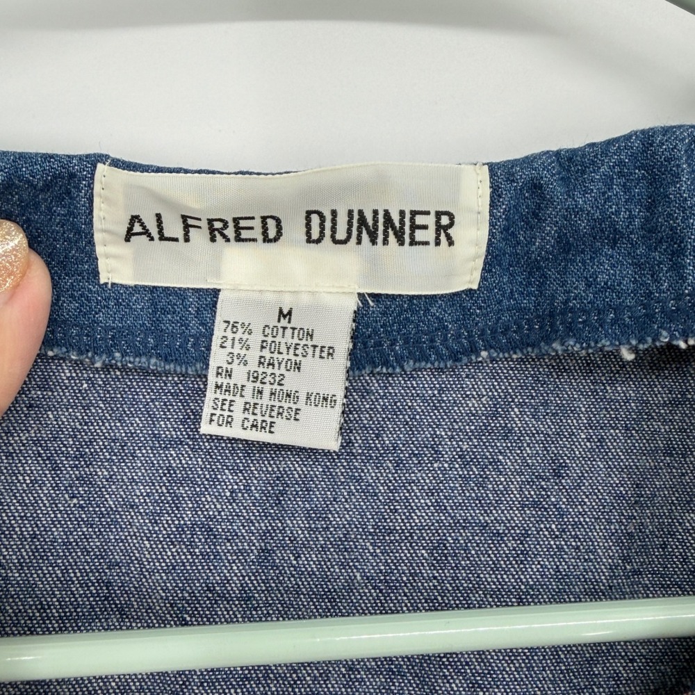 Vintage Alfred Dunner Patchwork Embroidered Floral Vest Cottagecore Size M‎ - Picture 4 of 5